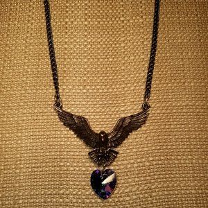 Black Raven Necklace.